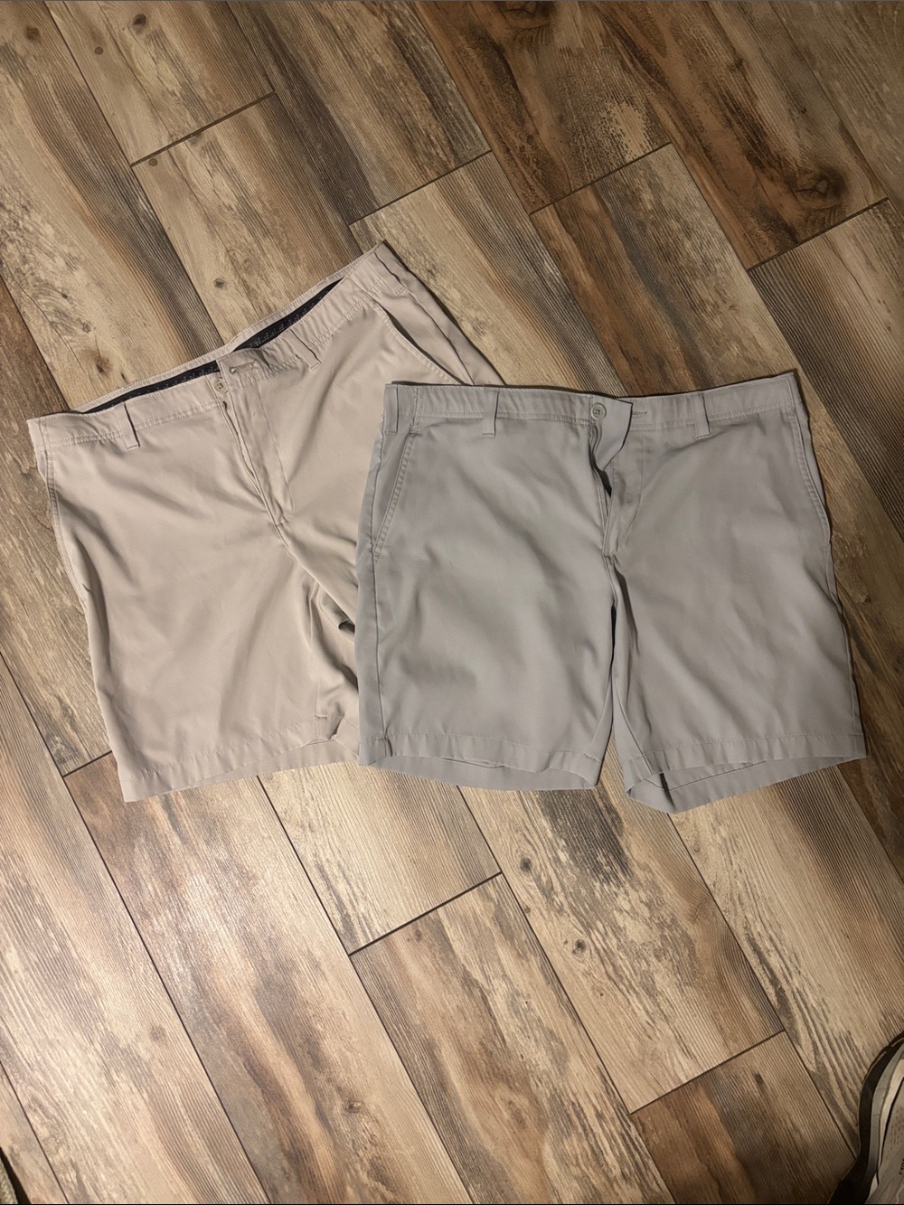 bcg Men's Athletic Shorts - Beige and Light Gray